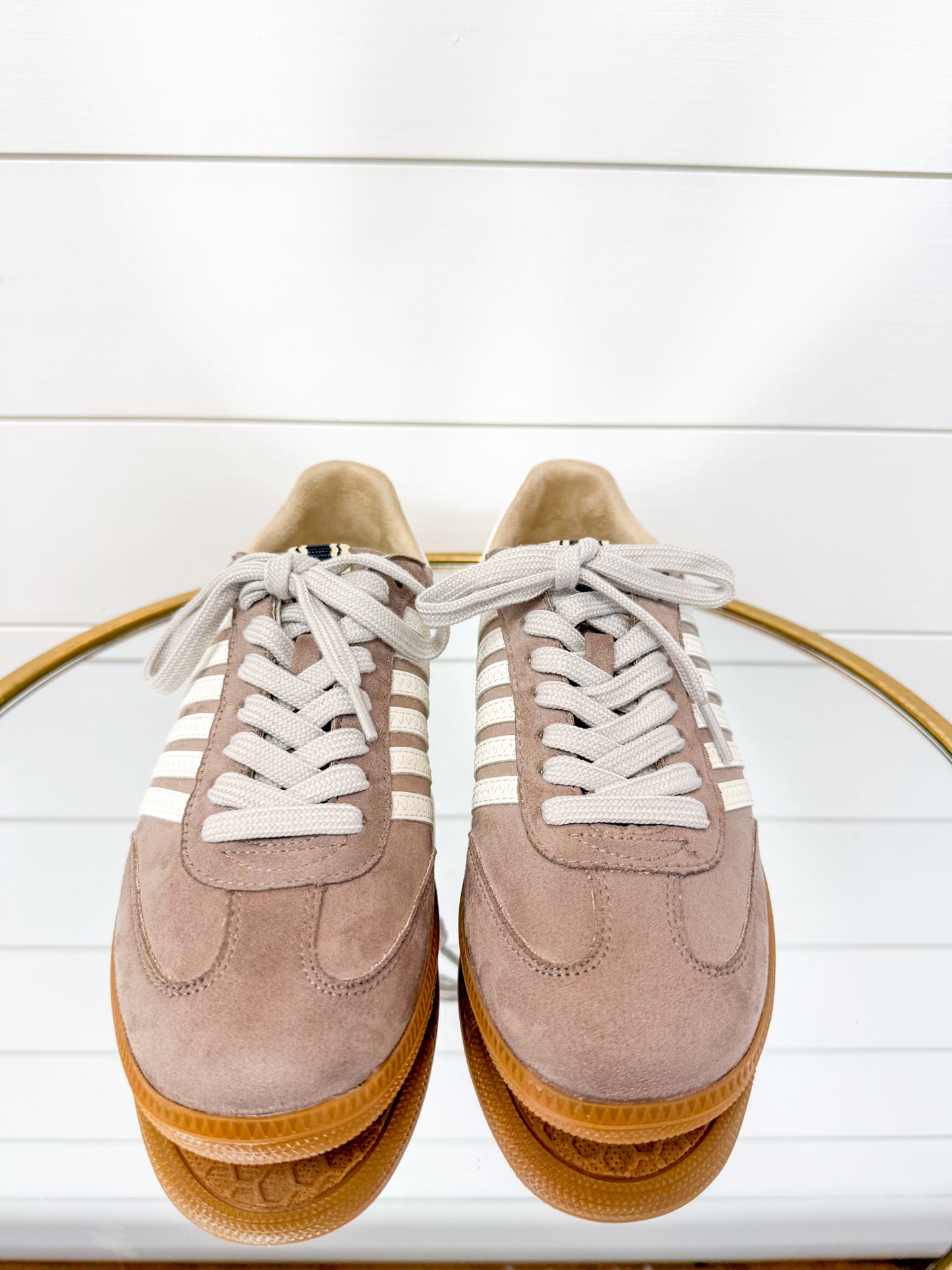 Stevie- Taupe Suede