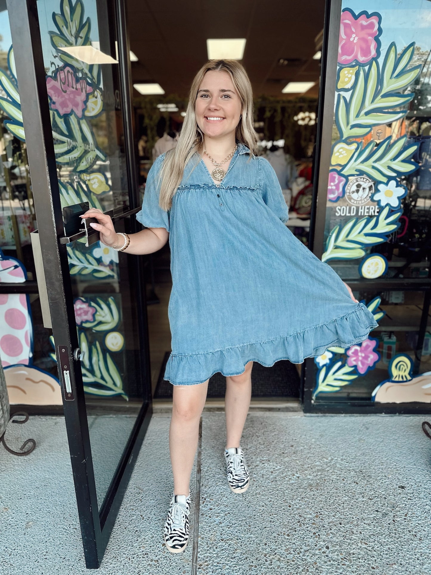 Swaying Denim Mini