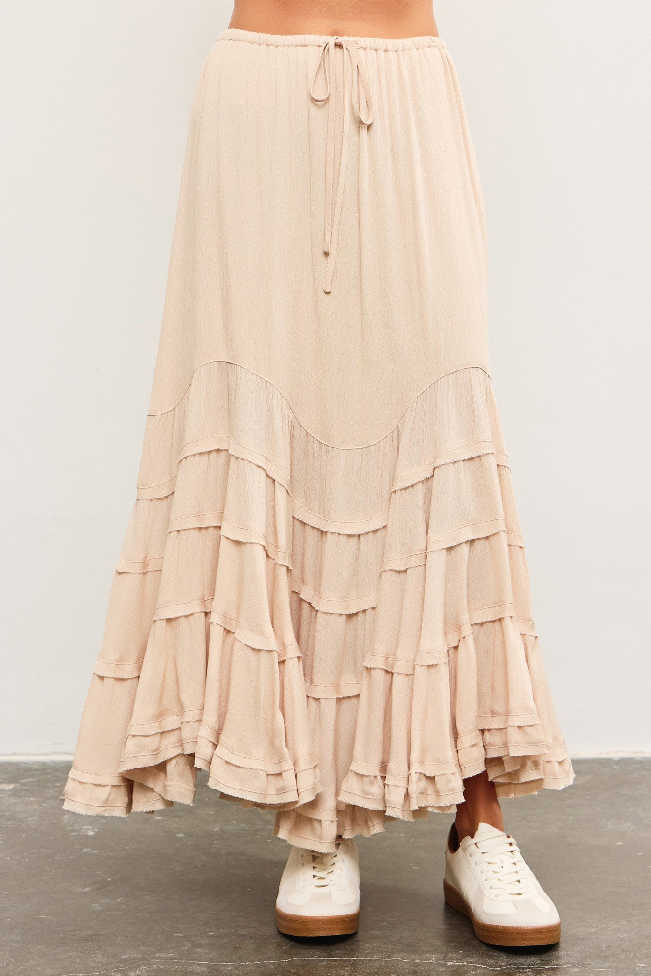Keep Swingin’ Skirt - Natural