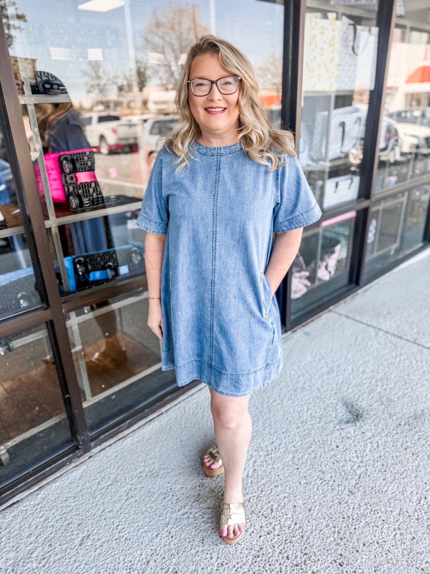 Play It Loud Denim Mini