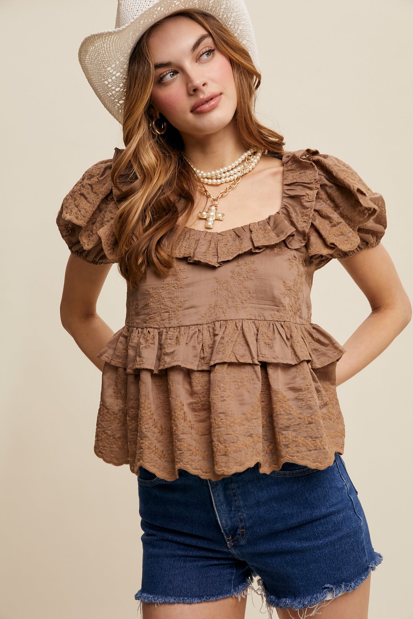 Neutral Ground Top - Mocha