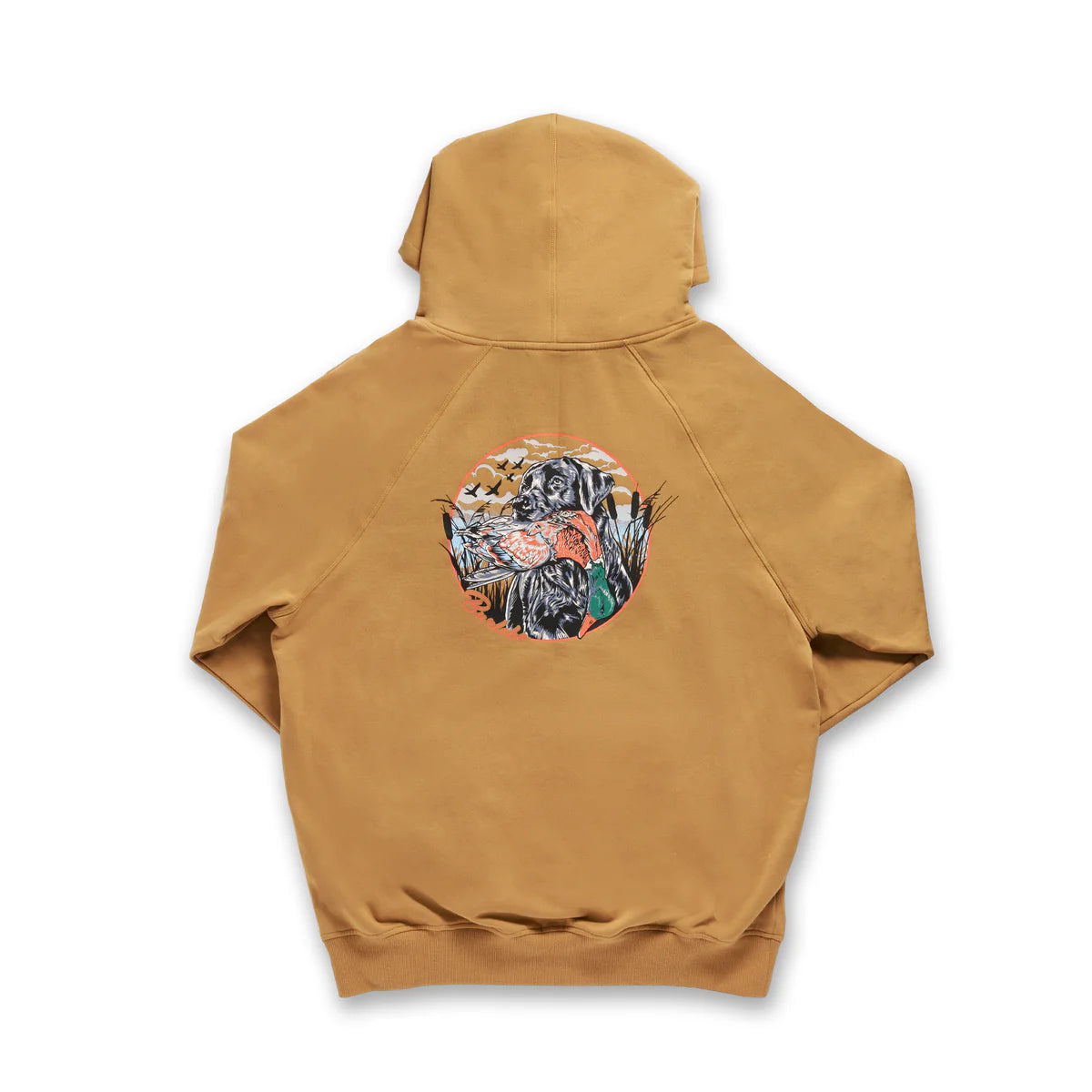 Duck Dog Light Brown Fleece Hoodie