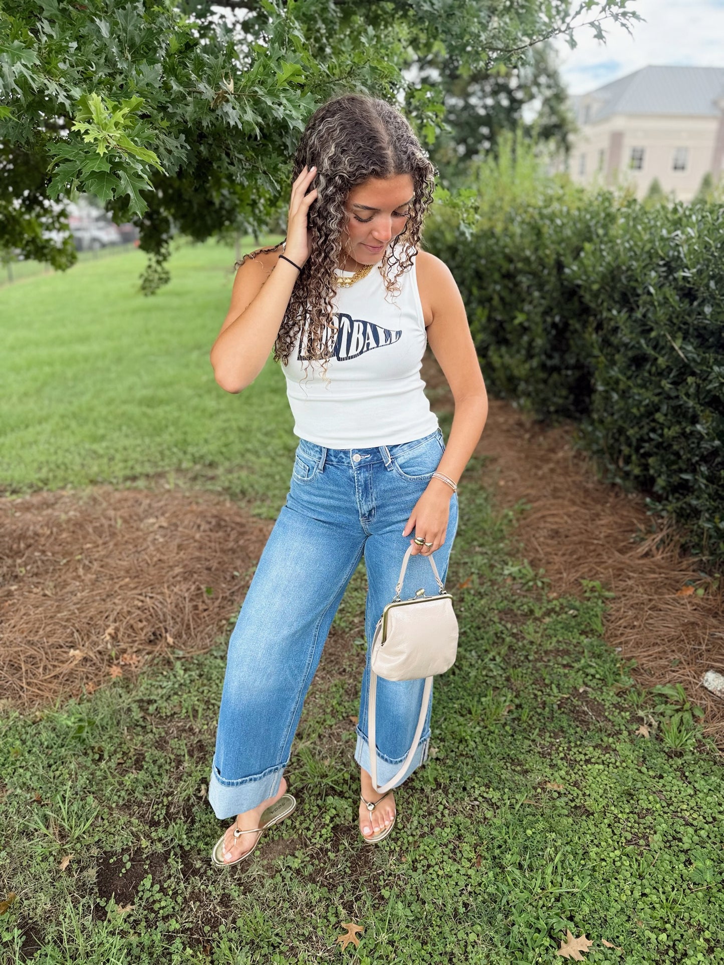 Football Tank Top - navy