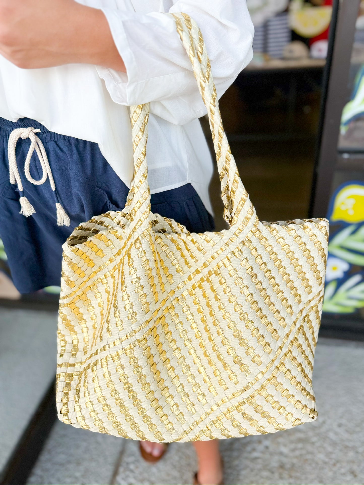 The Coker Top-White