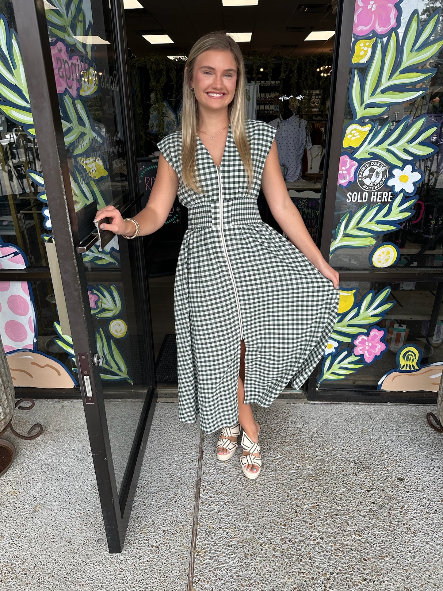 Gingham Time Midi