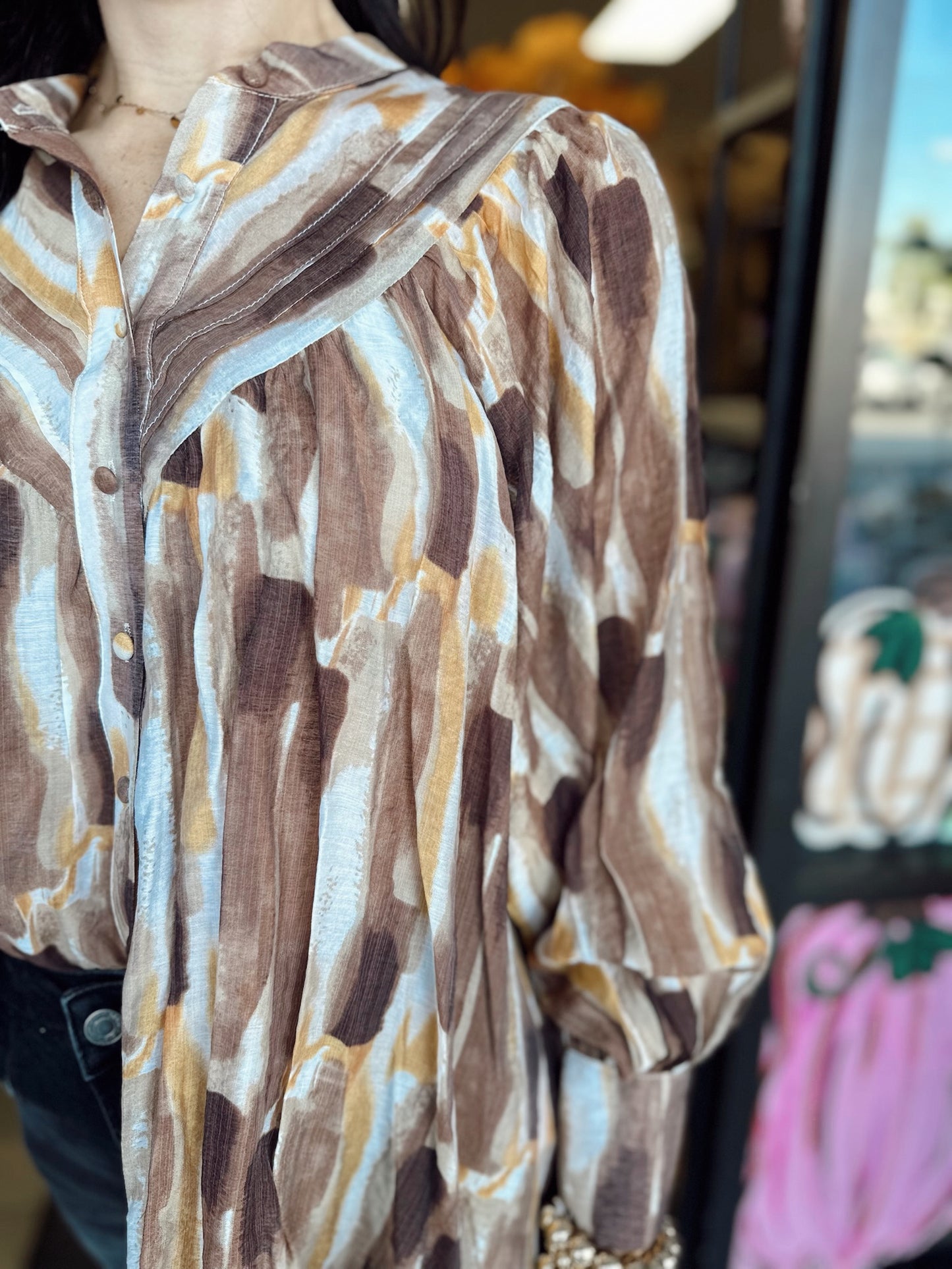 Abstract Lover Top