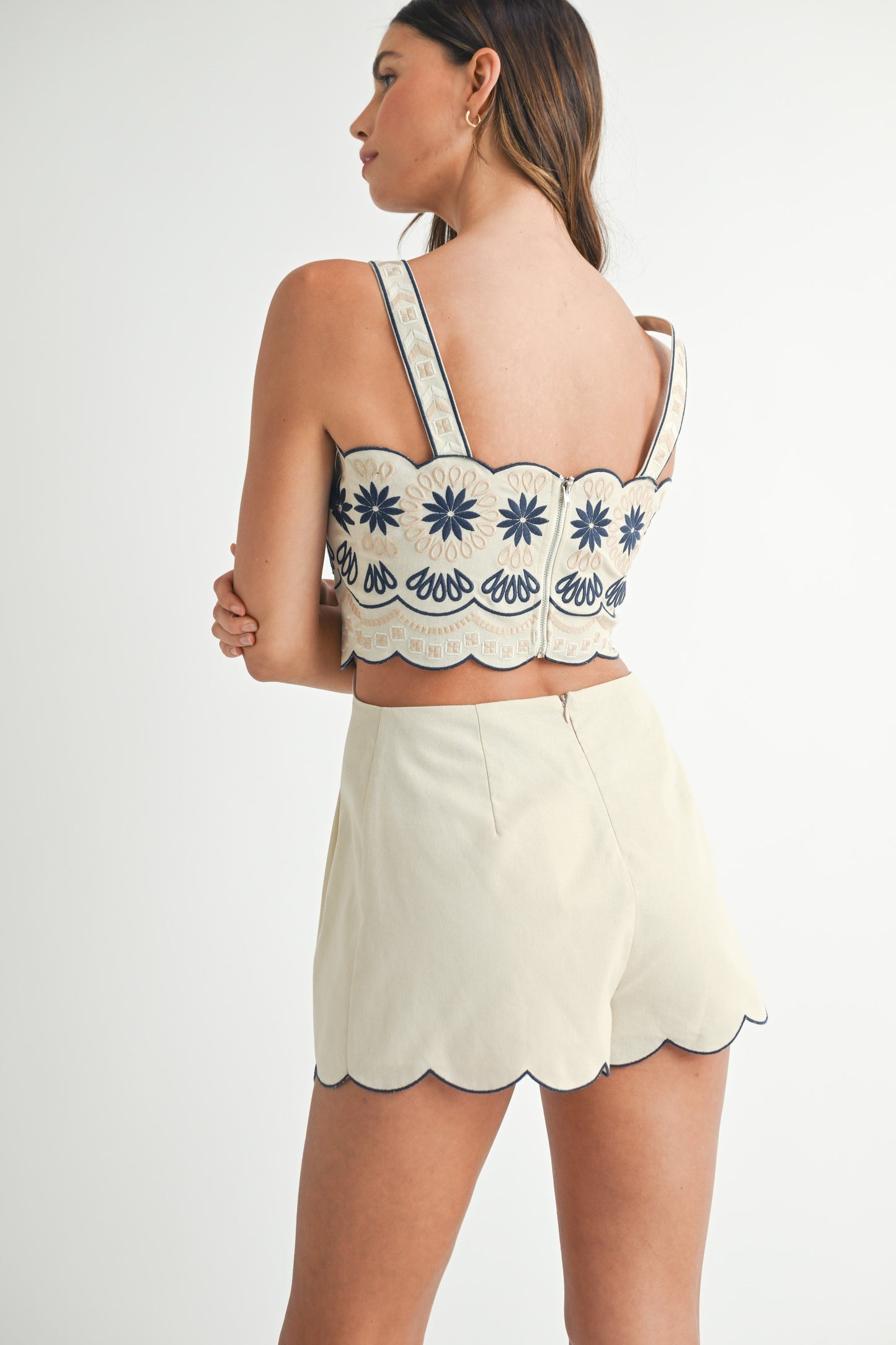 Kylee Dreams Romper-Light Taupe