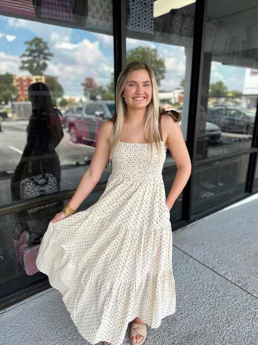 Keep Spinning Midi Dress