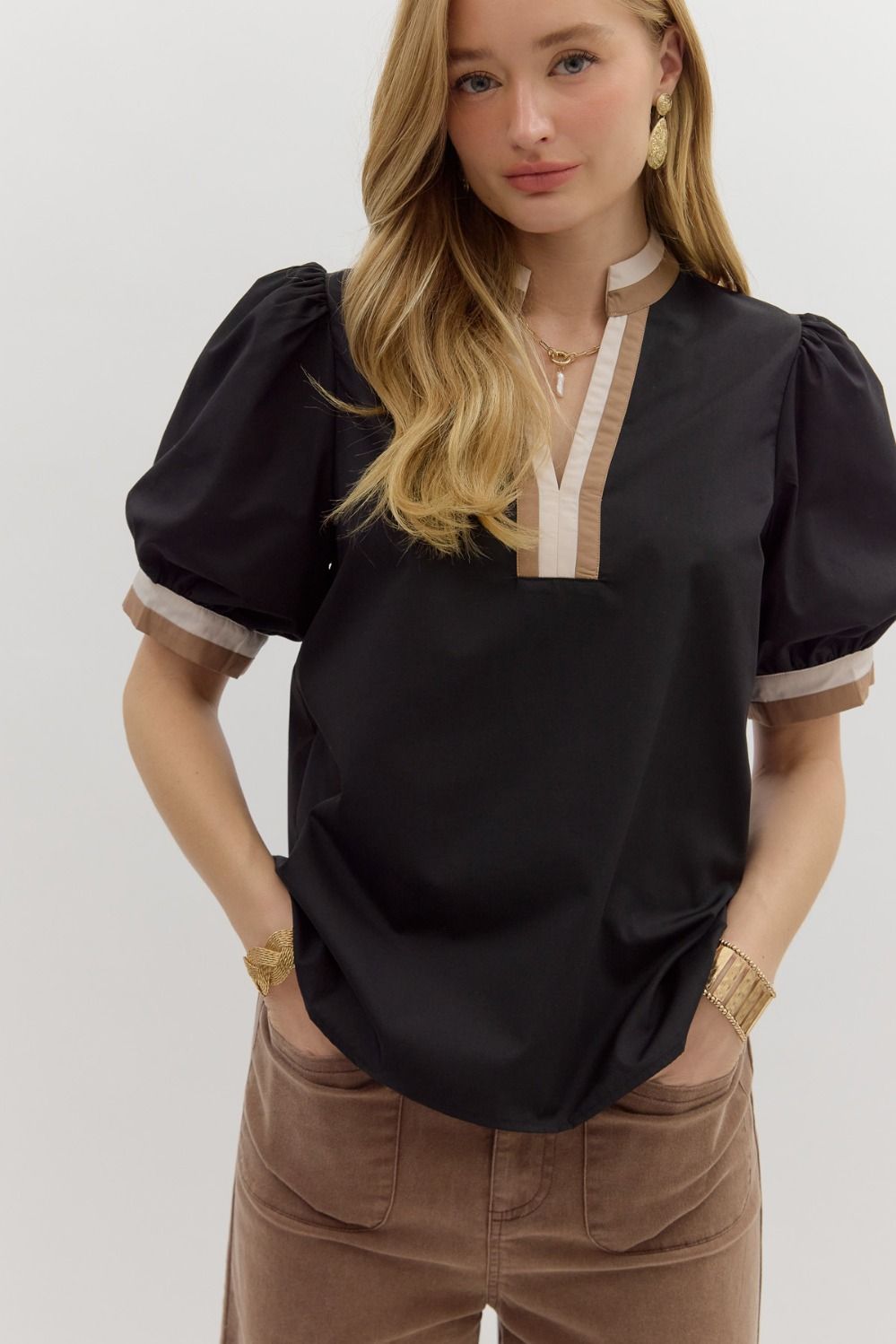 Two Tone Babe Top