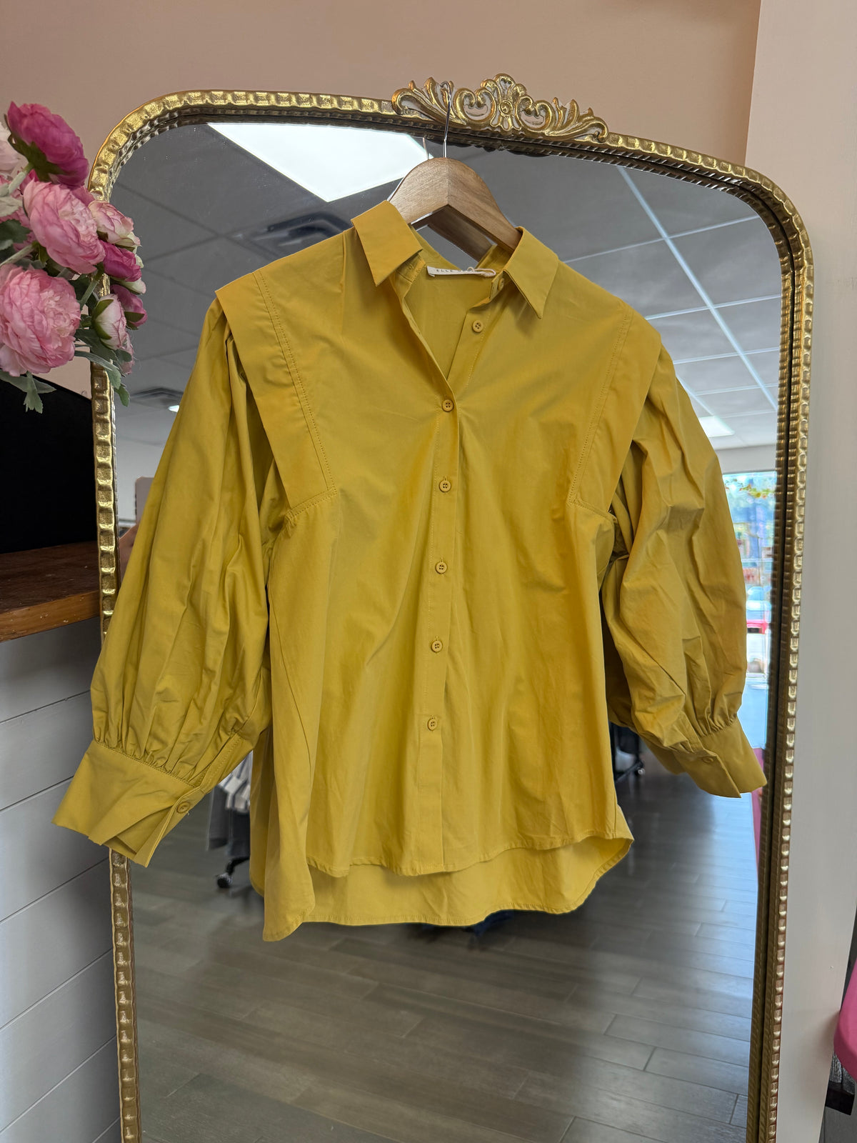 Walk Away Top - mustard