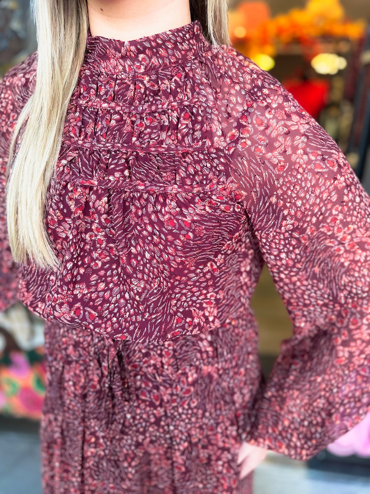 In The Air Maxi-Burgundy Multi