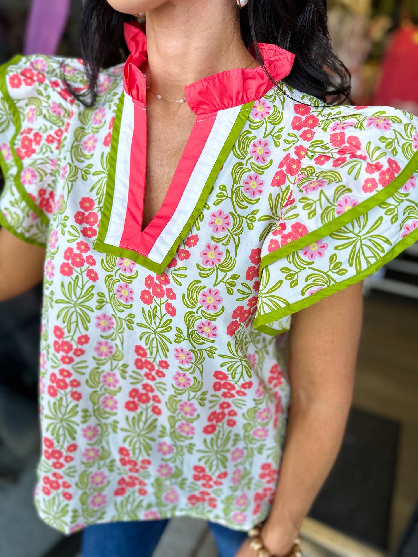 Katherine Top - coral