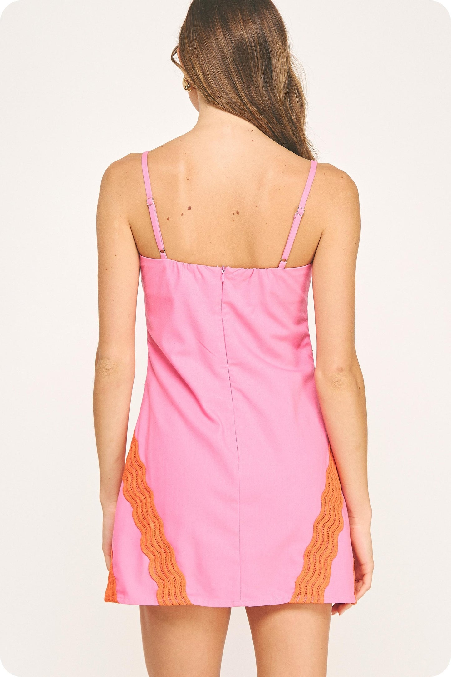 Wavy Baby- Pink/Orange