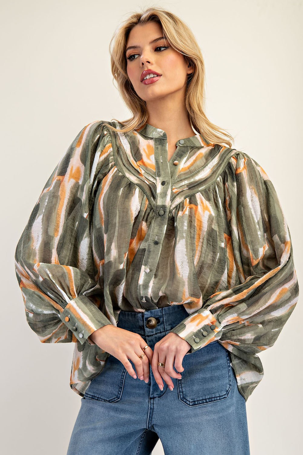 Abstract Lover Top