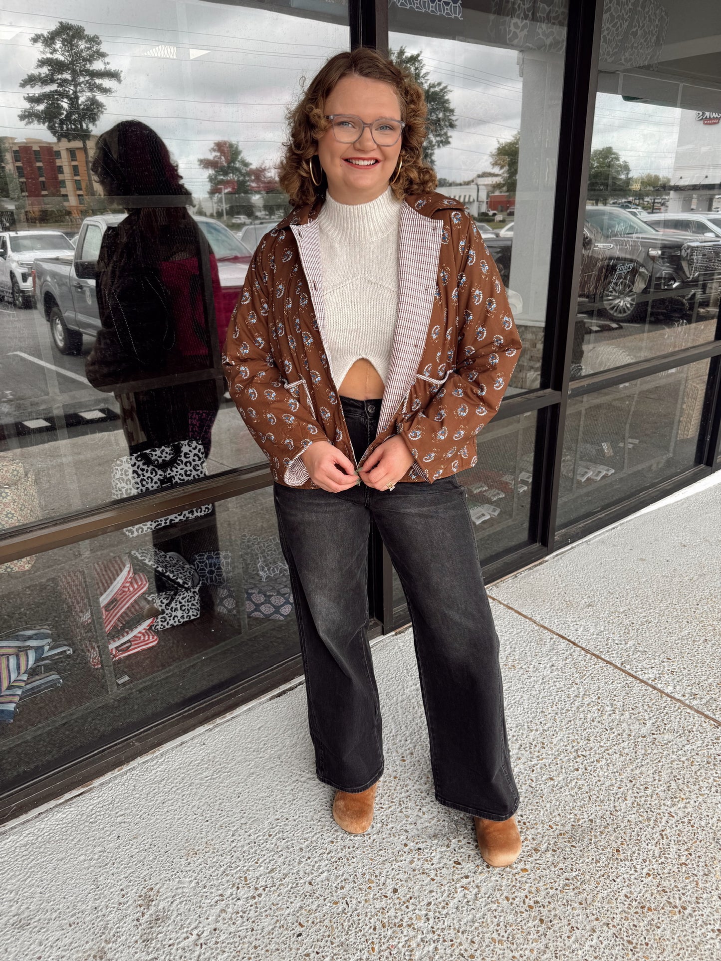 Fall Cutie Jacket-Mocha