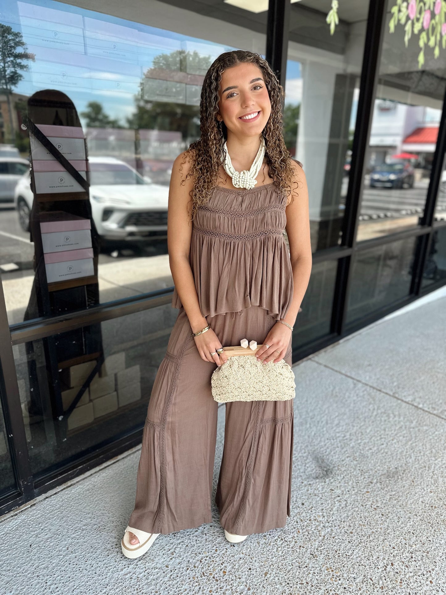 Wilma Set Pants - Ice Mocha