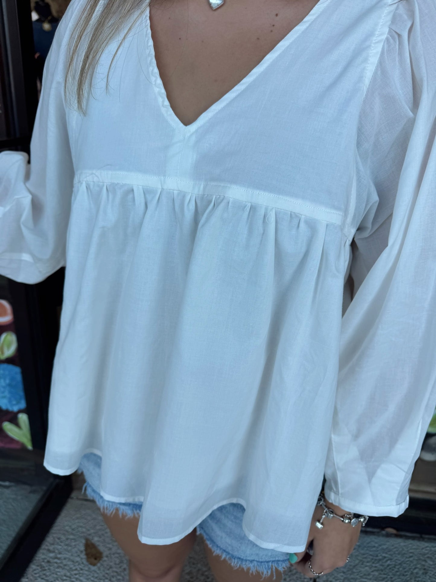 The Coker Top-White