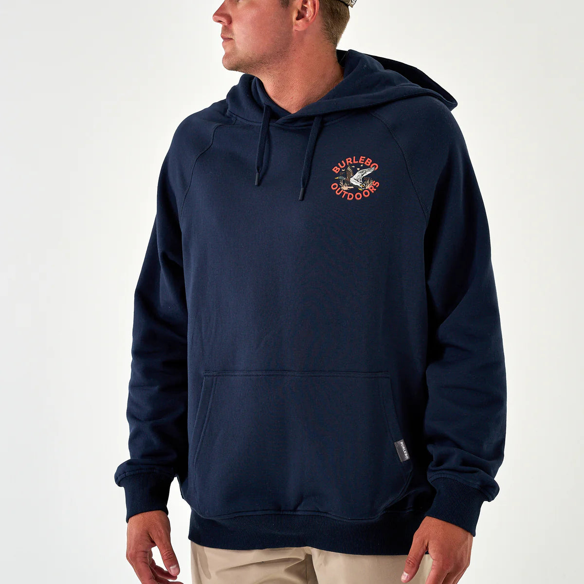 Old School Duck Hunt Navy Fleece Hoodie