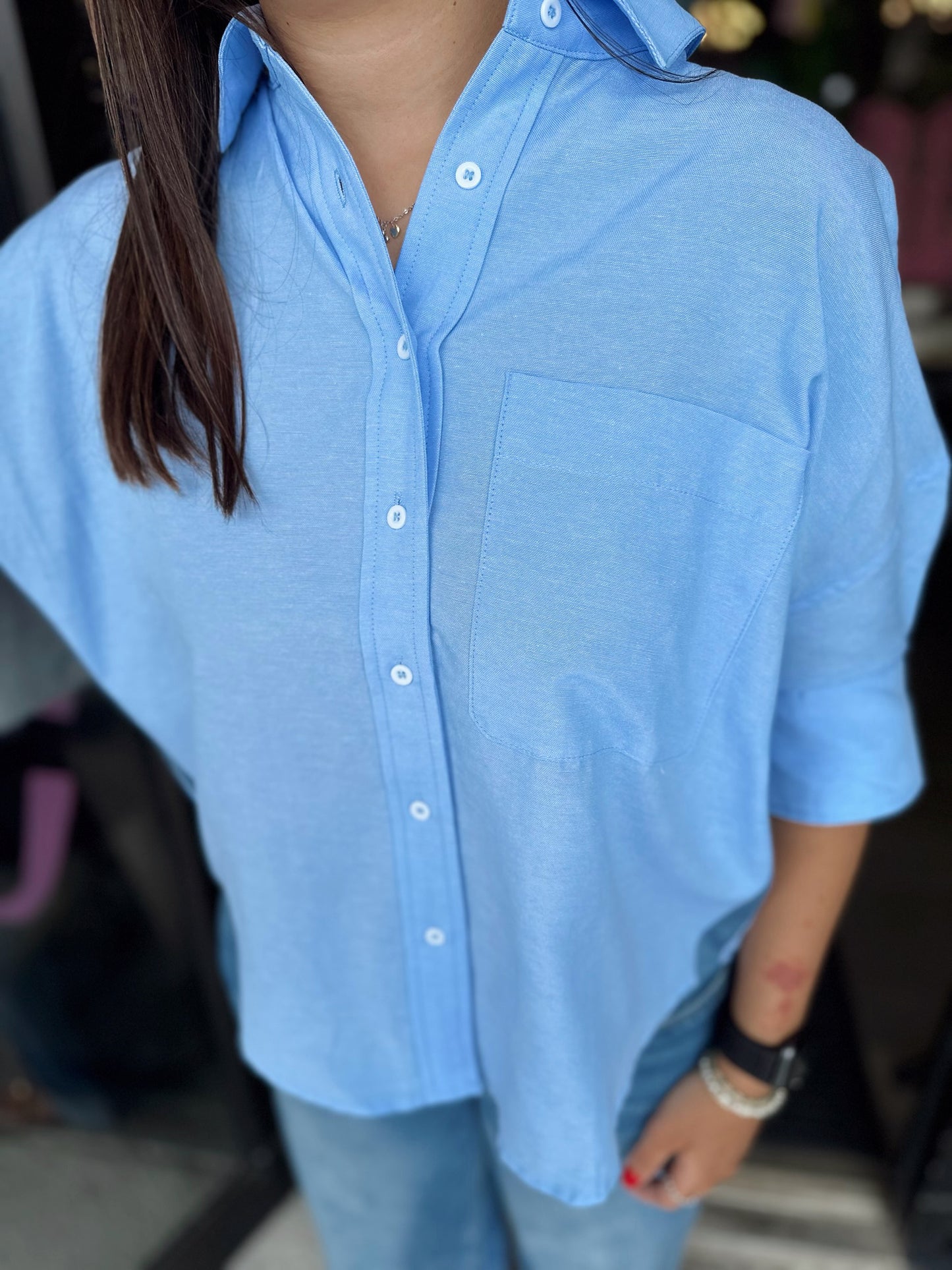 Alana Top - Denim