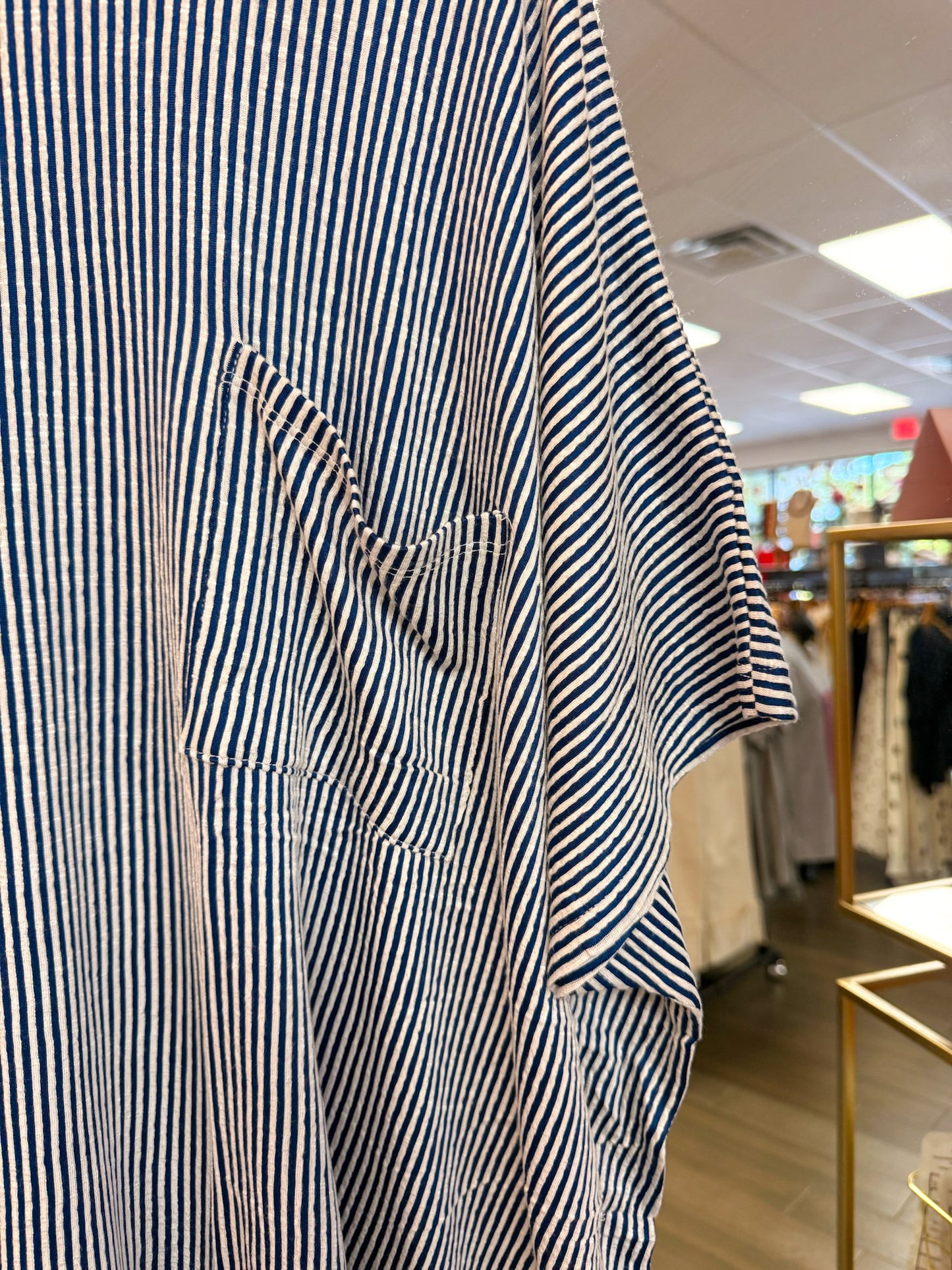 Britt Top - Light Navy