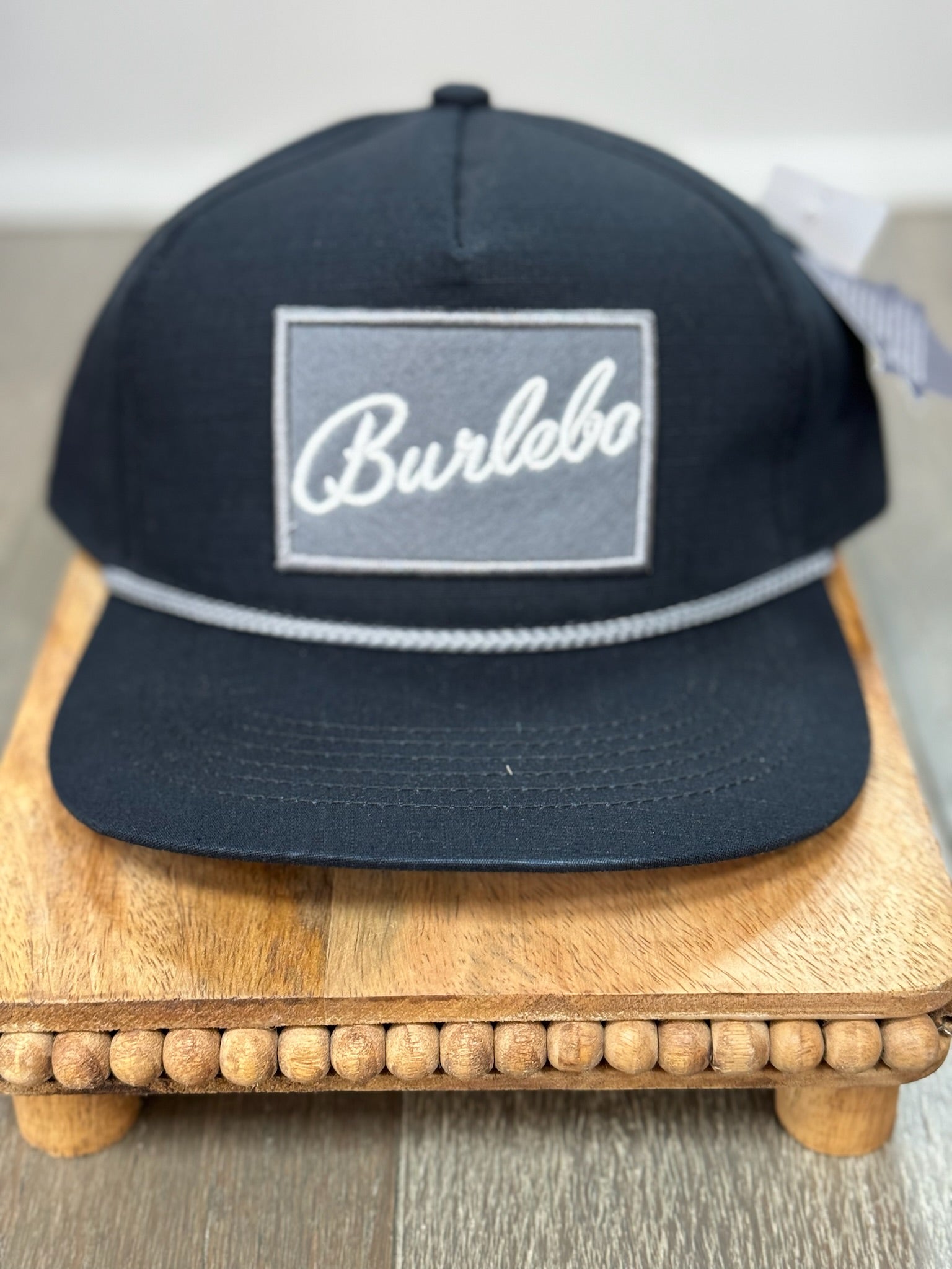 Youth Cap - Patch Logo - Black – BURLEBO