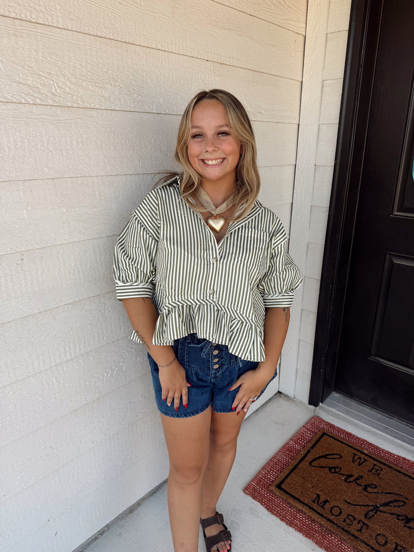 Striped Babe Top