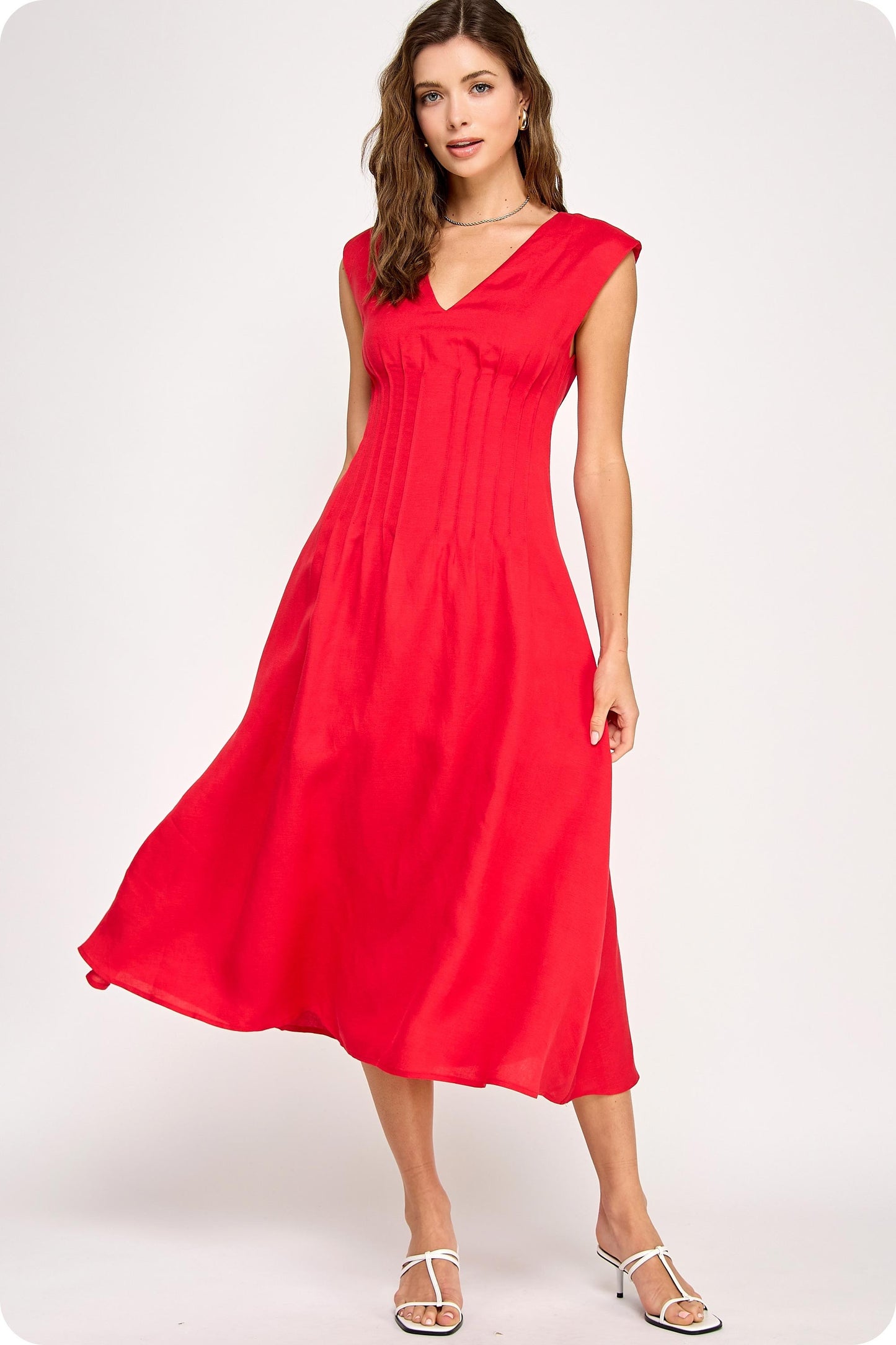 Pintucked Kiss Midi