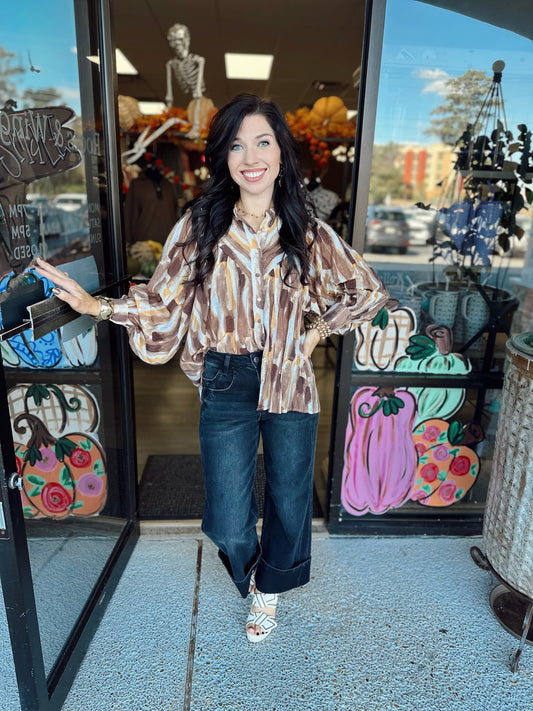 Abstract Lover Top