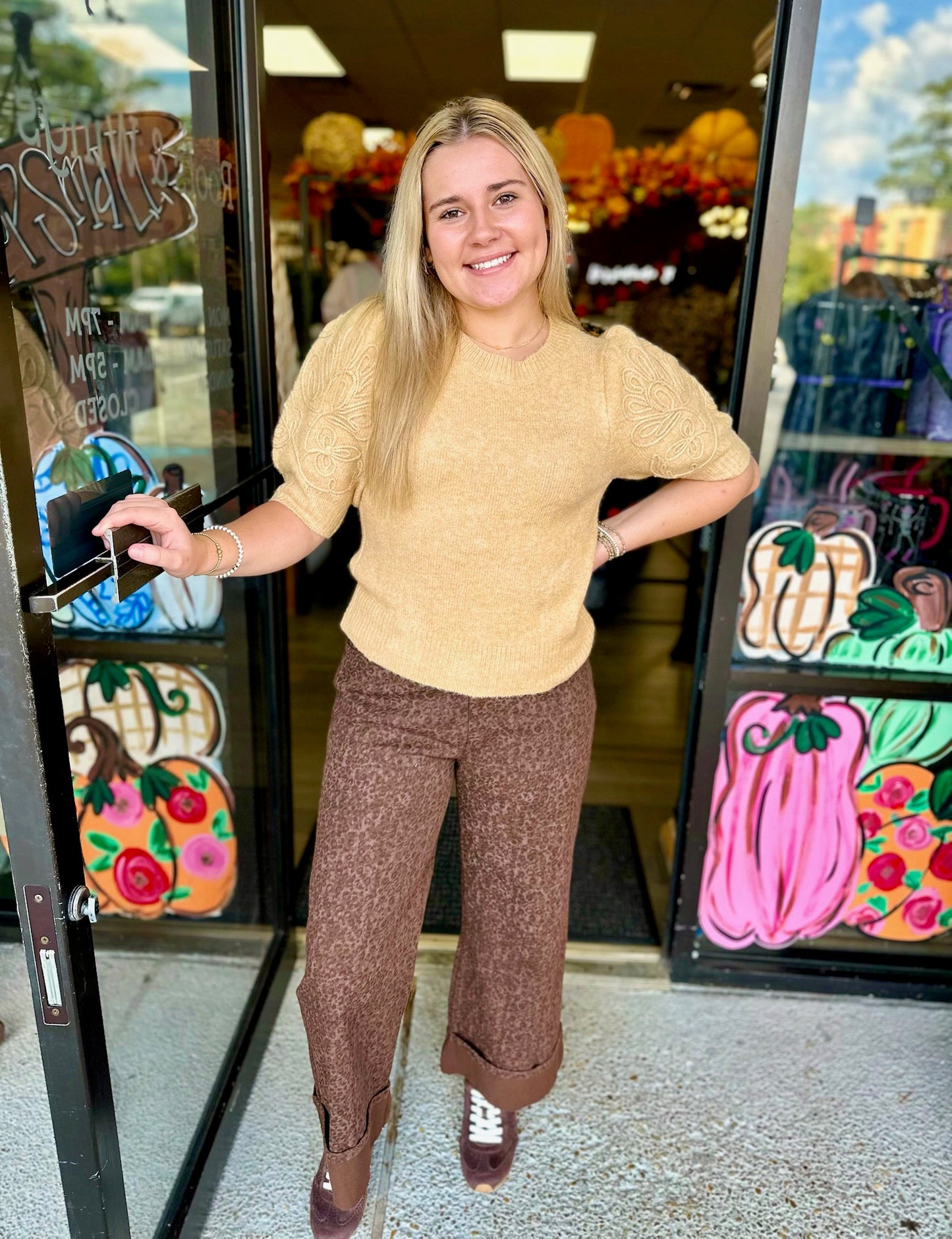 Leopard Babe Pants