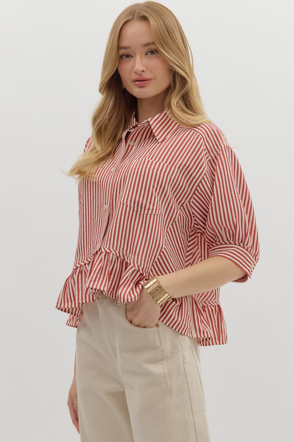 Striped Babe Top