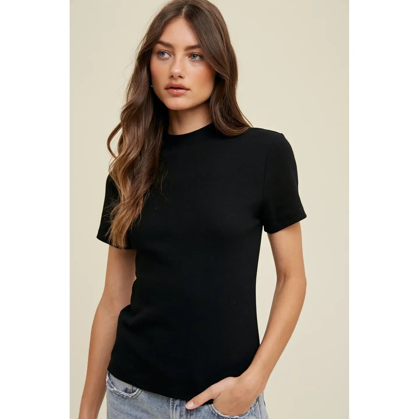 Ribbed Slate Tee