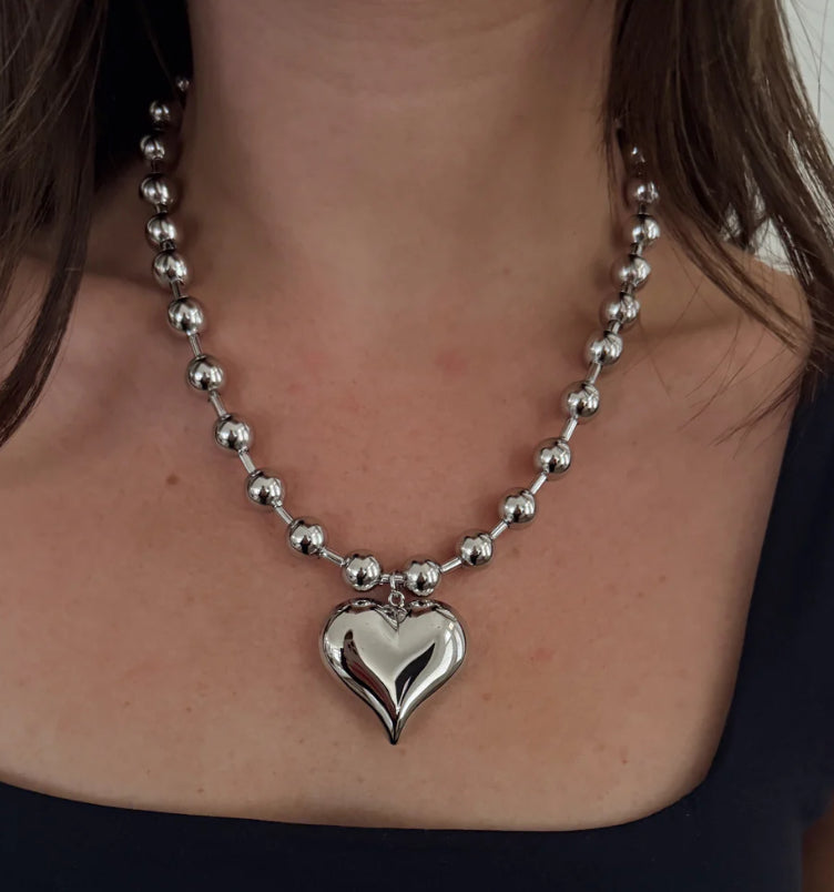 Bubble Heart Necklace