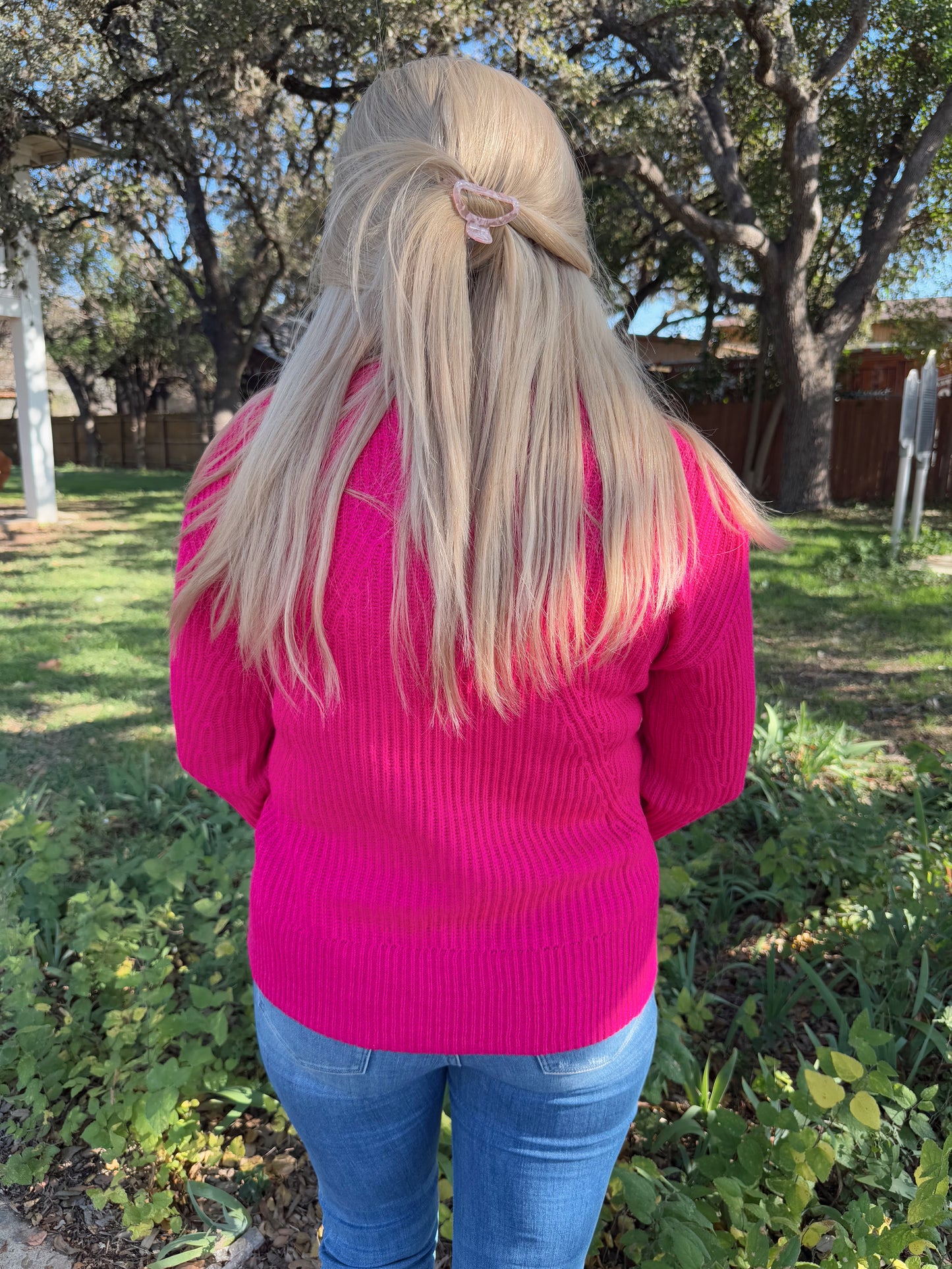 Out of the Ordinary Top- Magenta