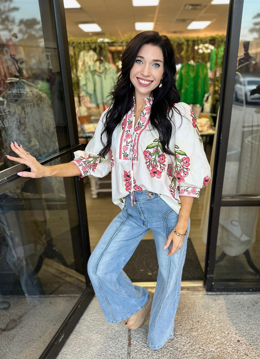 Do It Again Top - cream