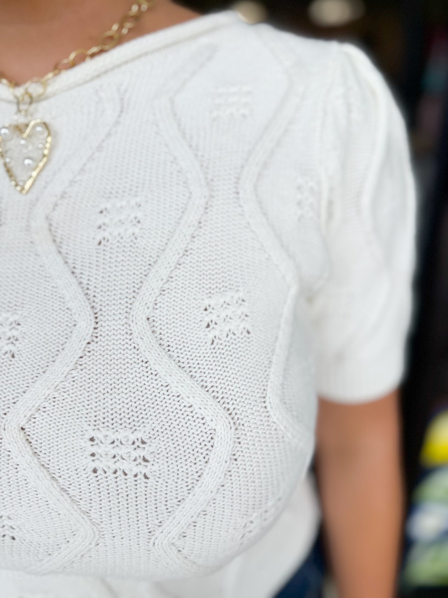 Textured Kisses Top