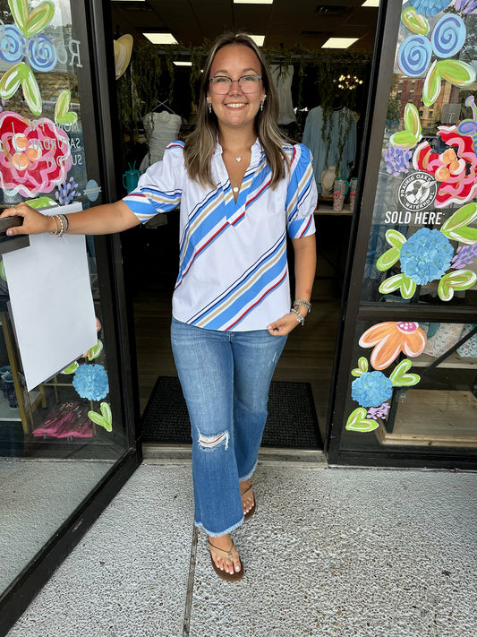 Not Myself-Blue Red Multi