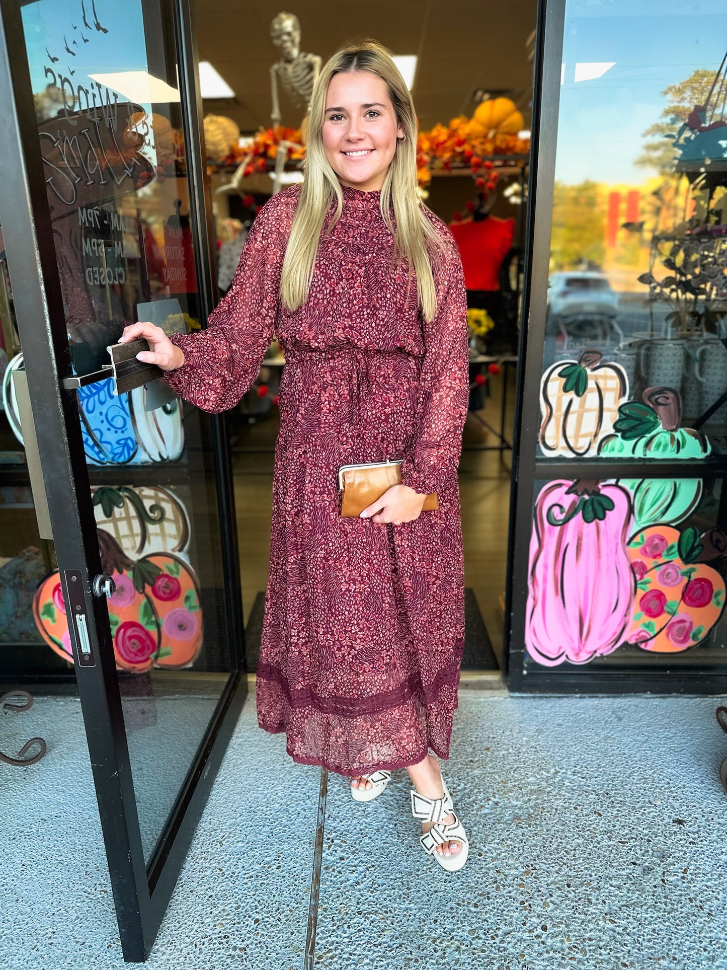 In The Air Maxi-Burgundy Multi