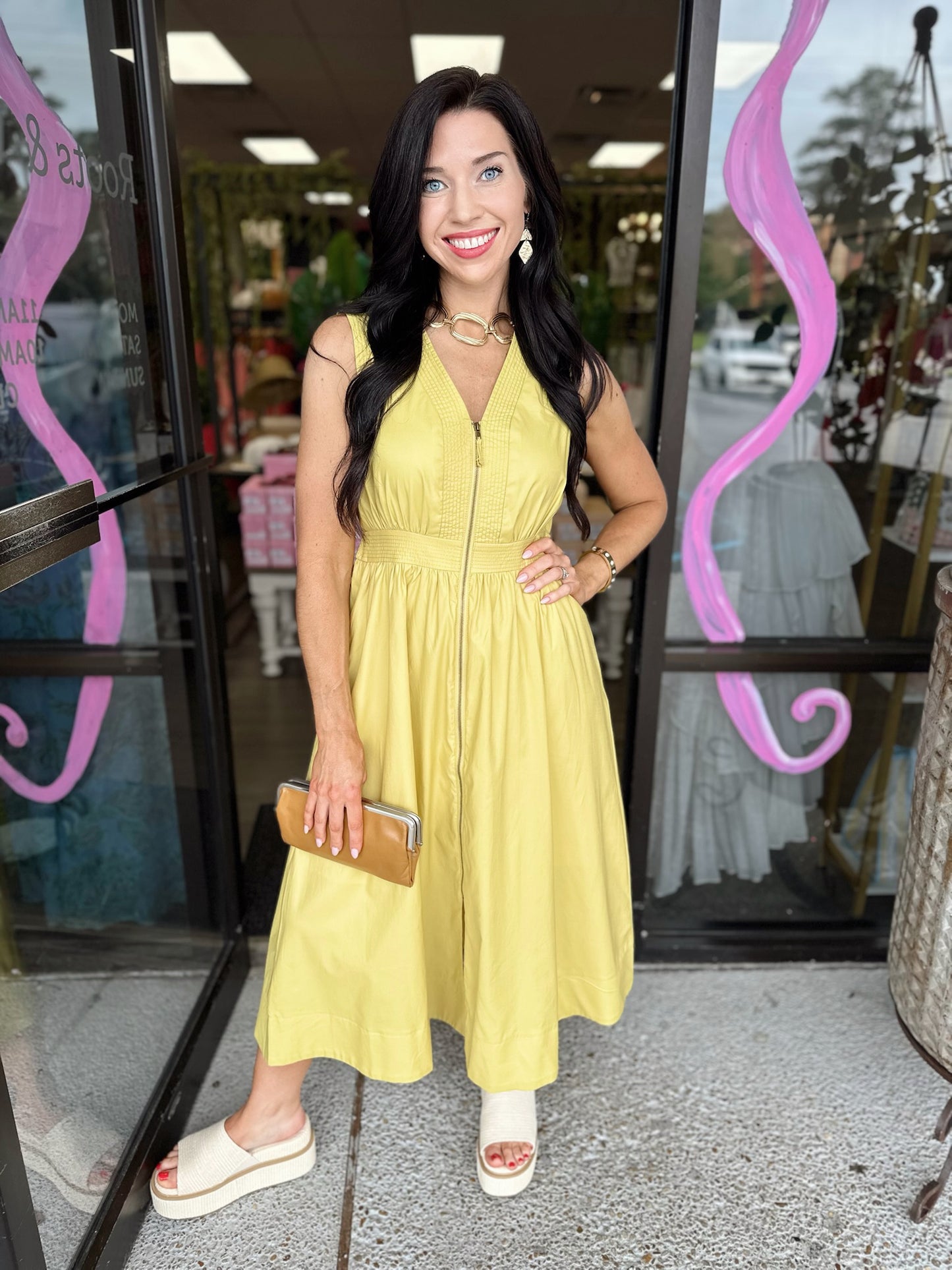 Brownie Dress - citron