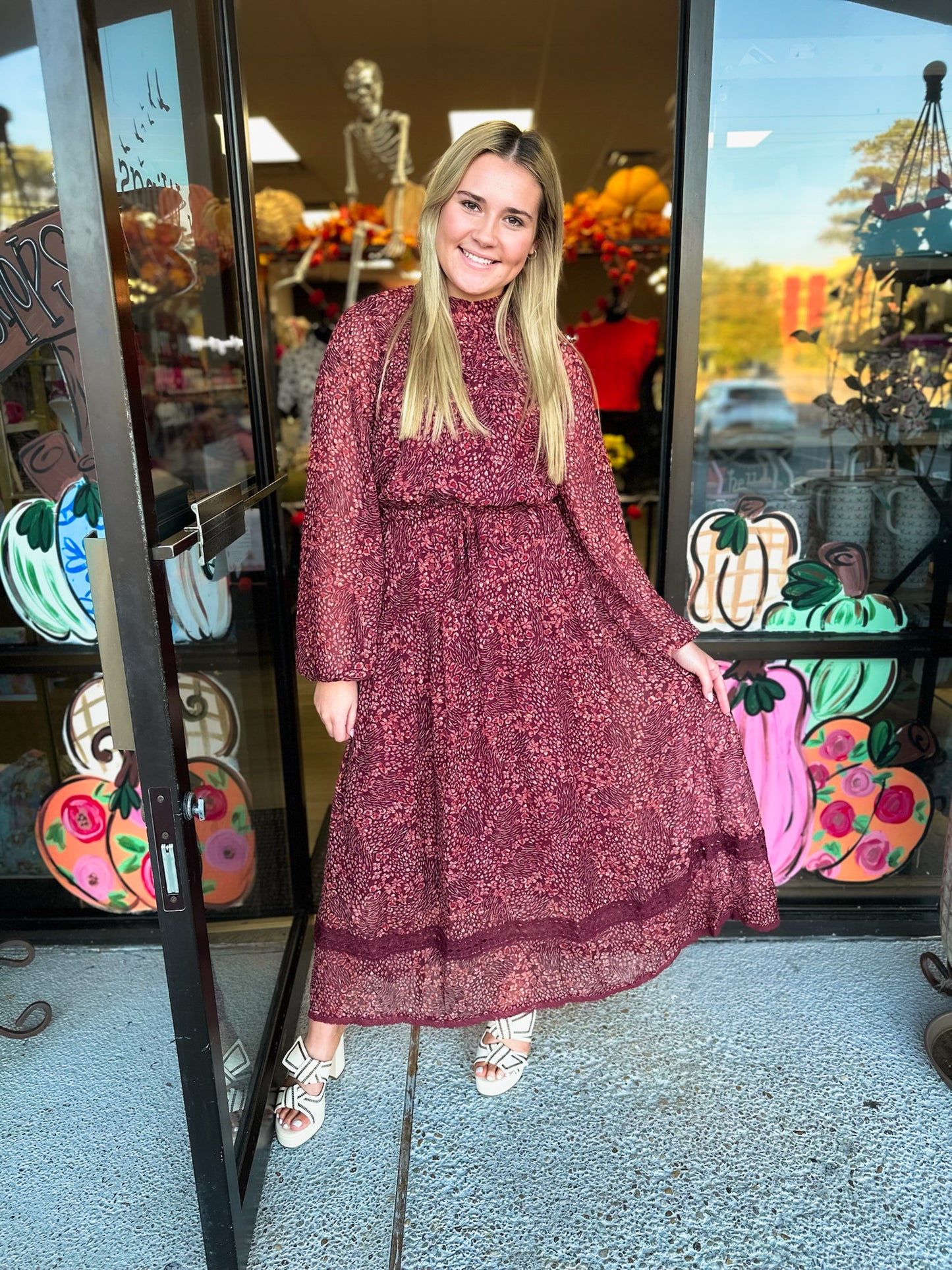 In The Air Maxi-Burgundy Multi