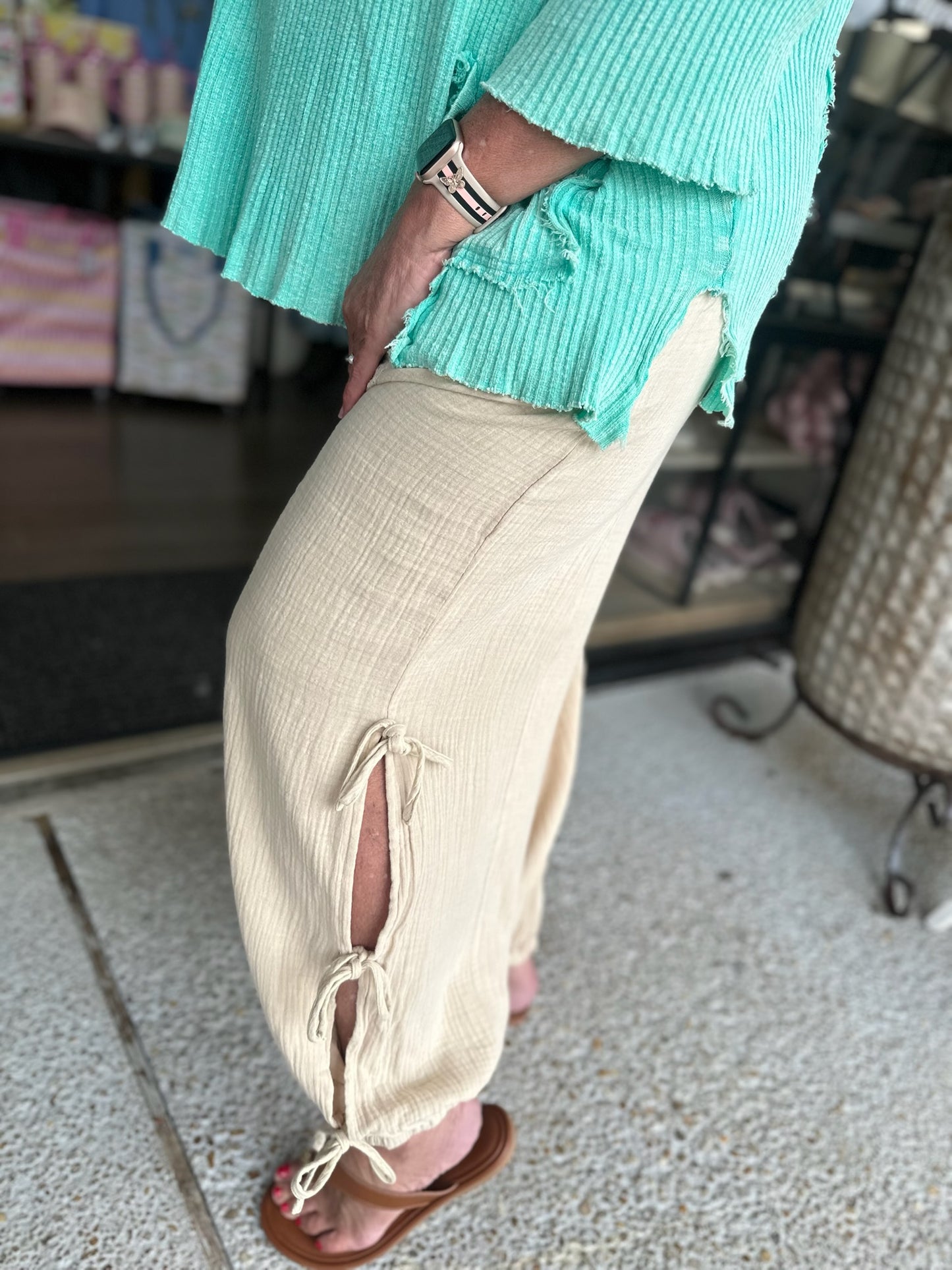 Over Dramatic Pants - oatmeal