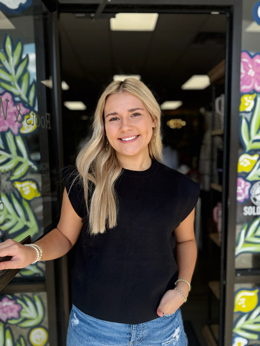 Jesus Saves Top- Black