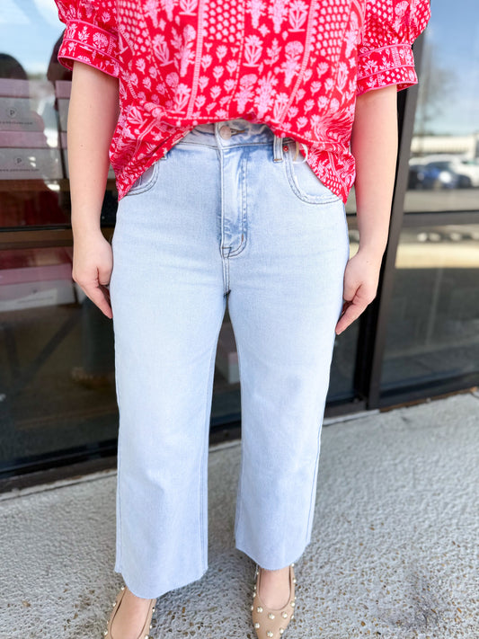 Neal High Rise Wide Leg Denim