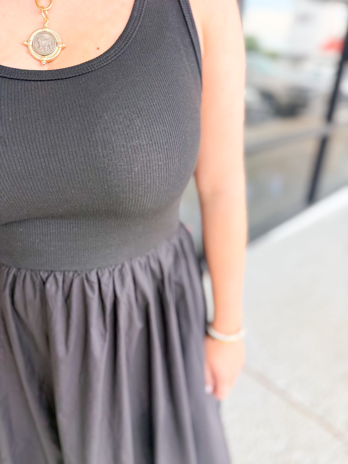 Over With Dress - Black