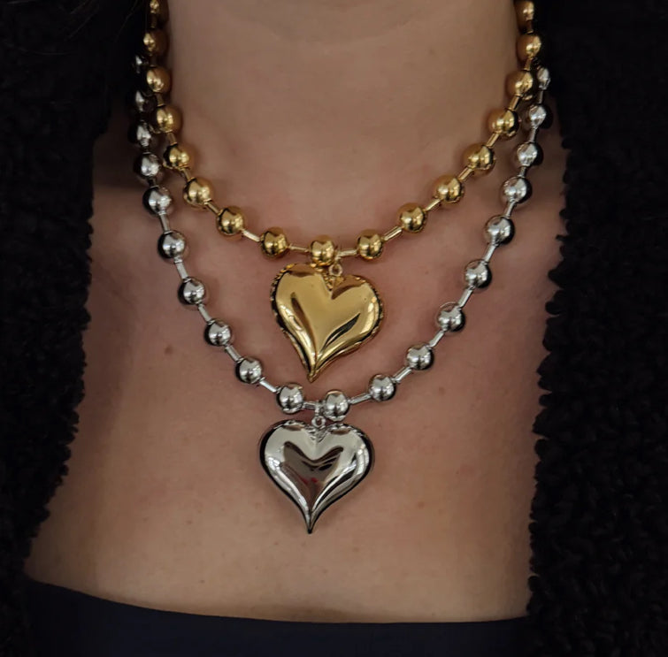 Bubble Heart Necklace