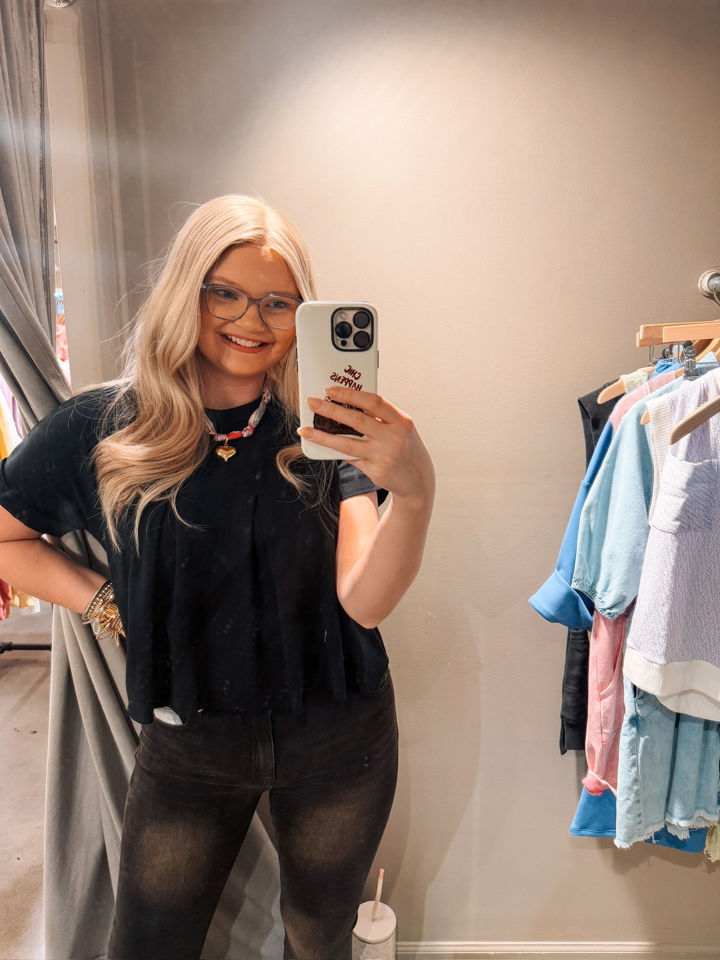 Basic Pleated Blouse
