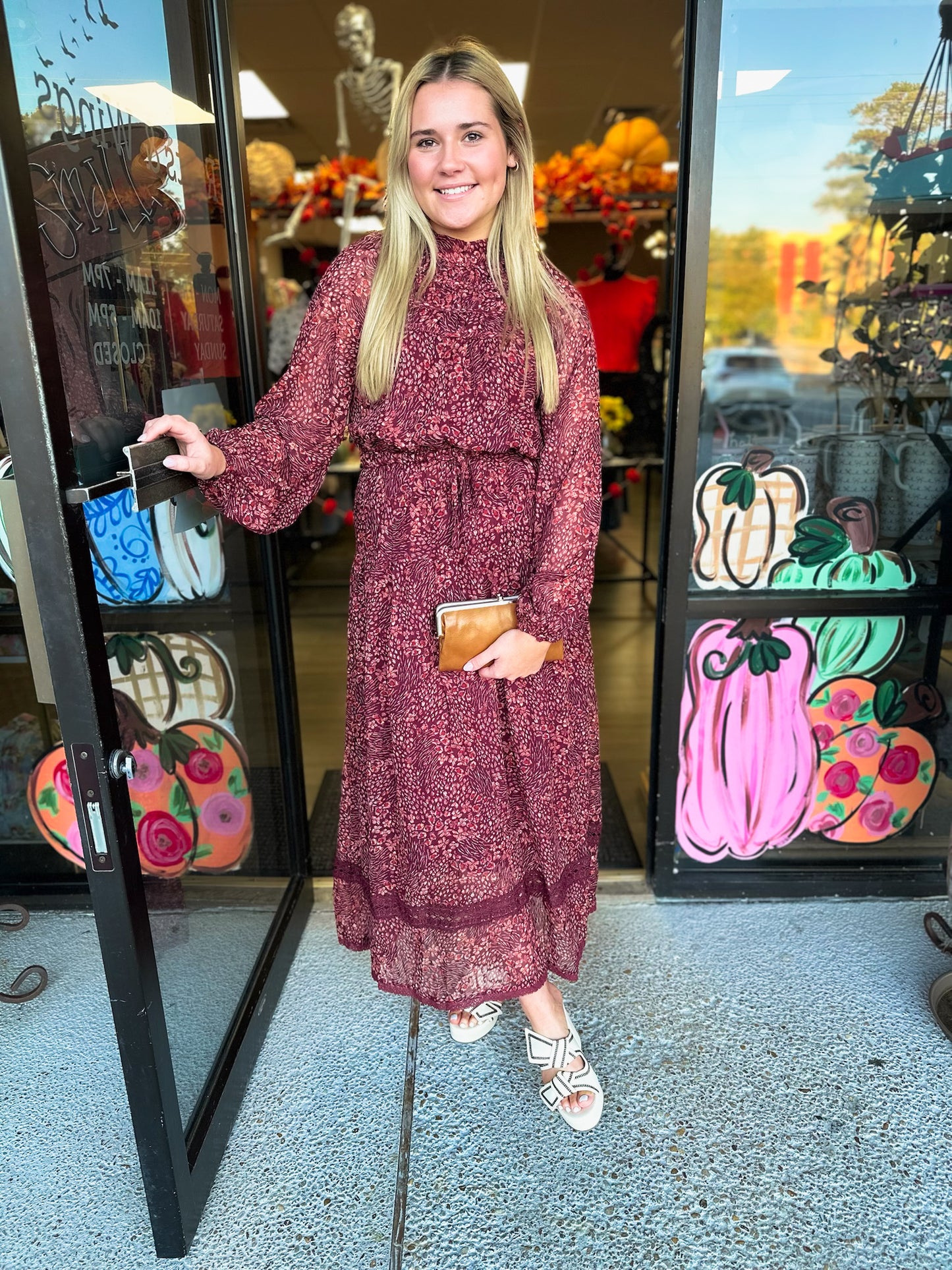 In The Air Maxi-Burgundy Multi