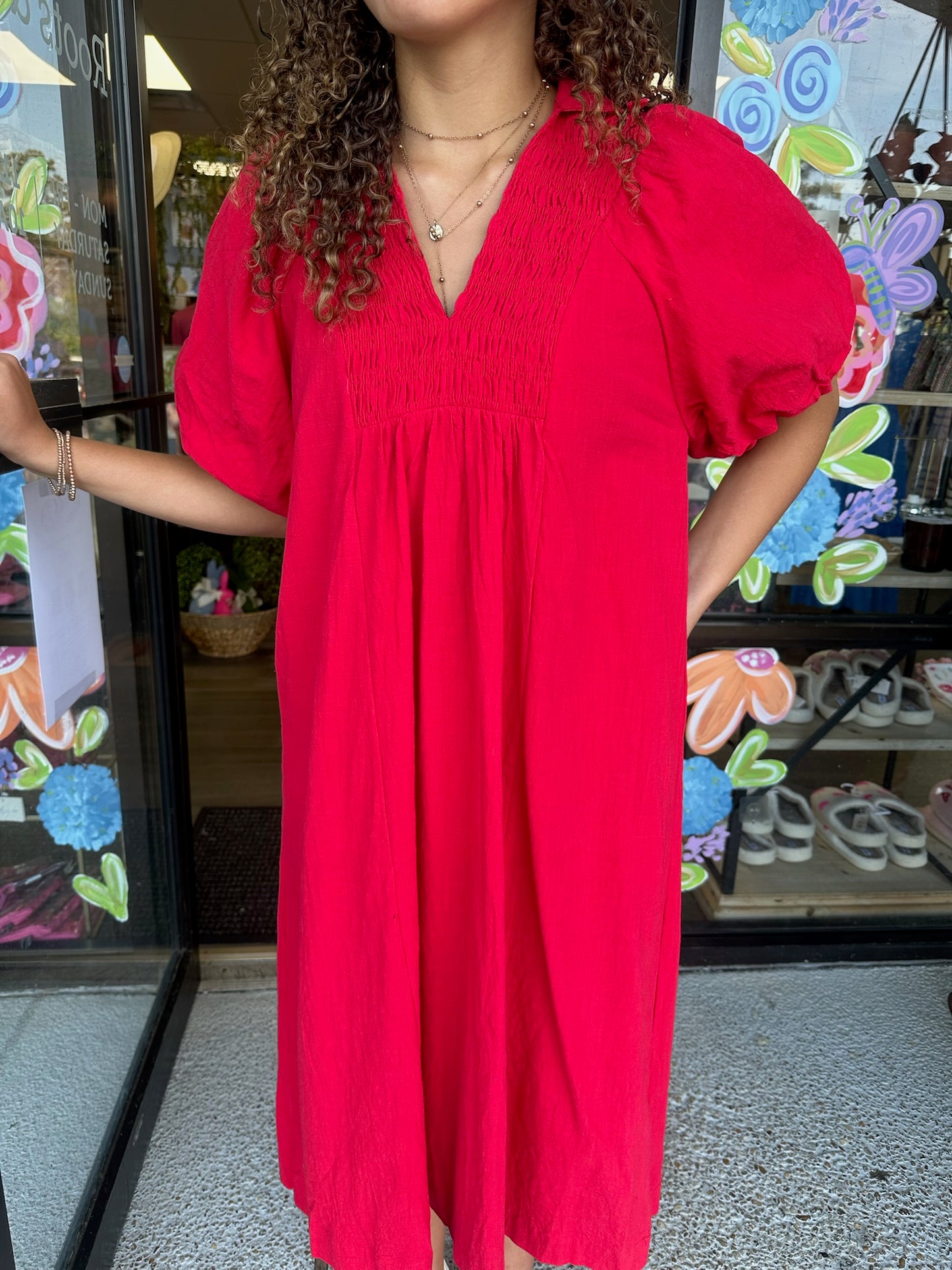 Vintage Midi-Red