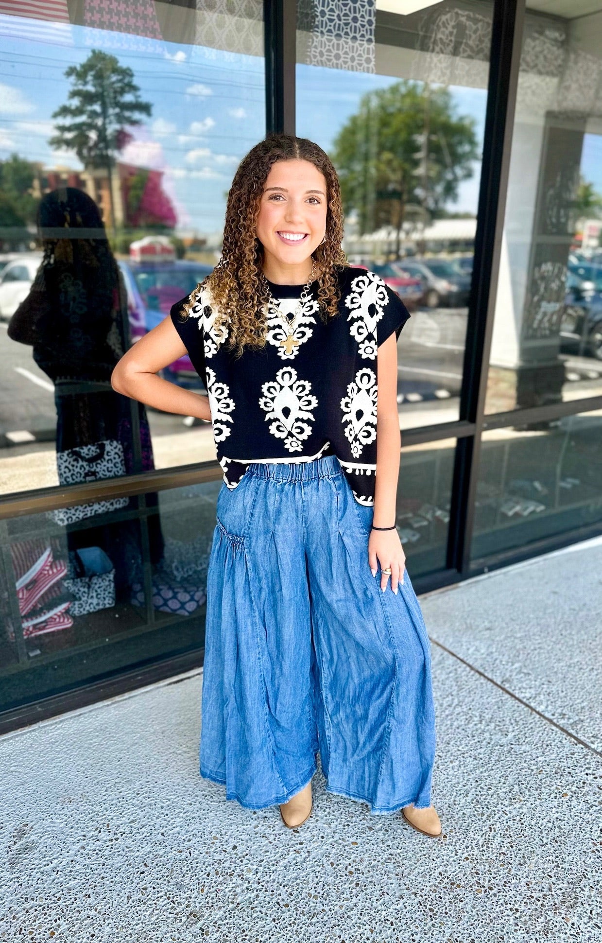 Damask Top