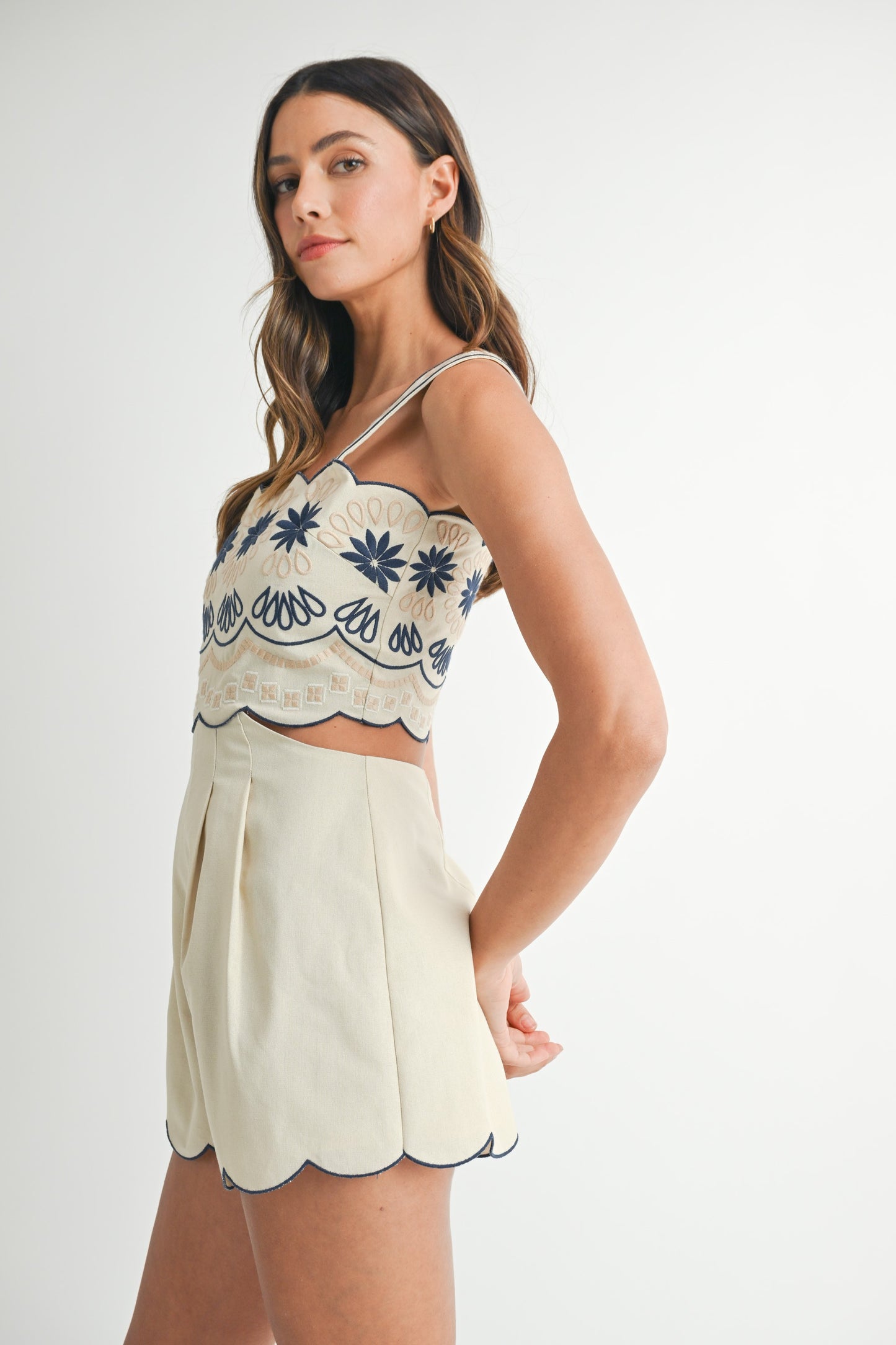Kylee Dreams Romper-Light Taupe