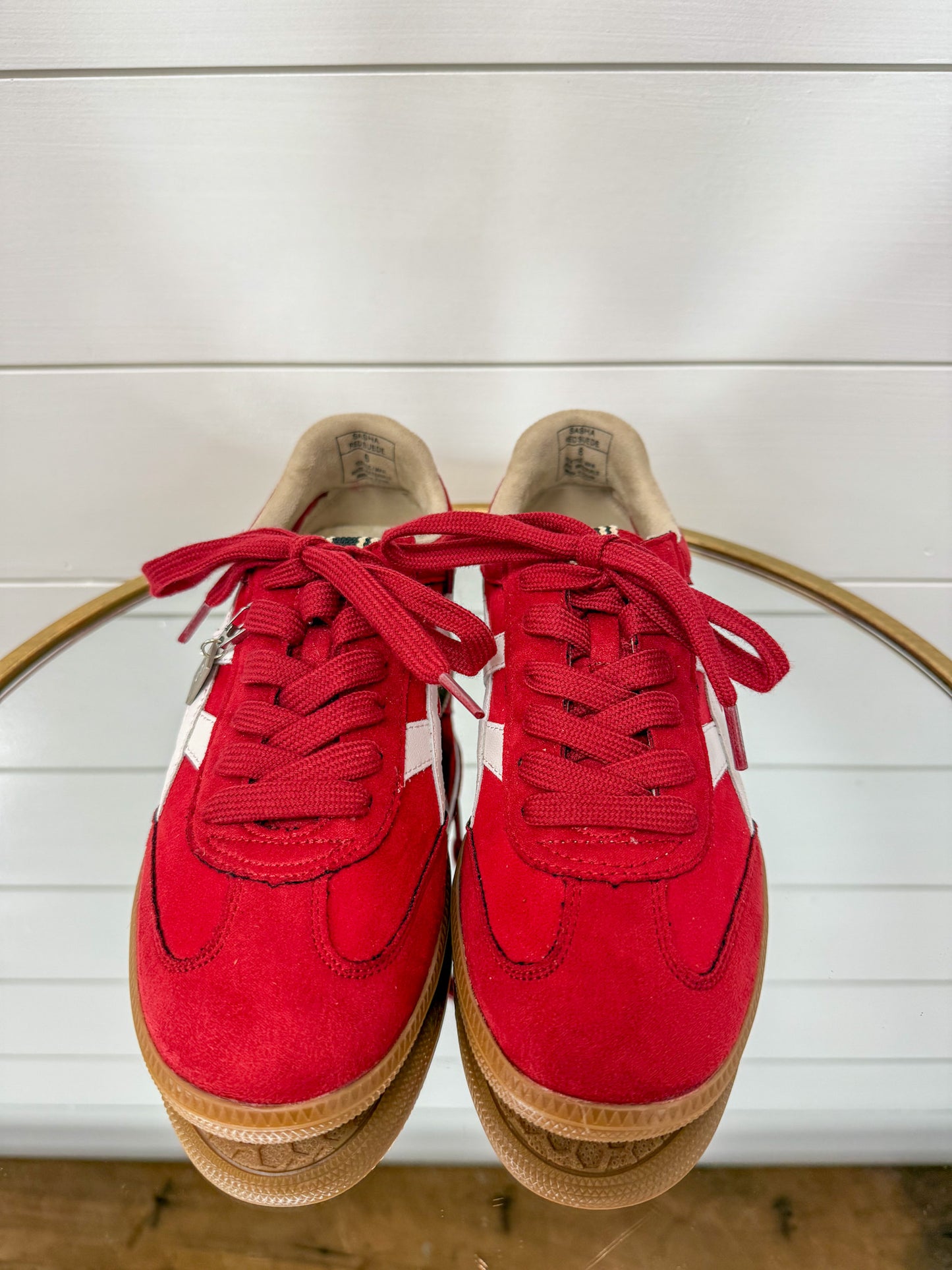 Sasha- Red Suede